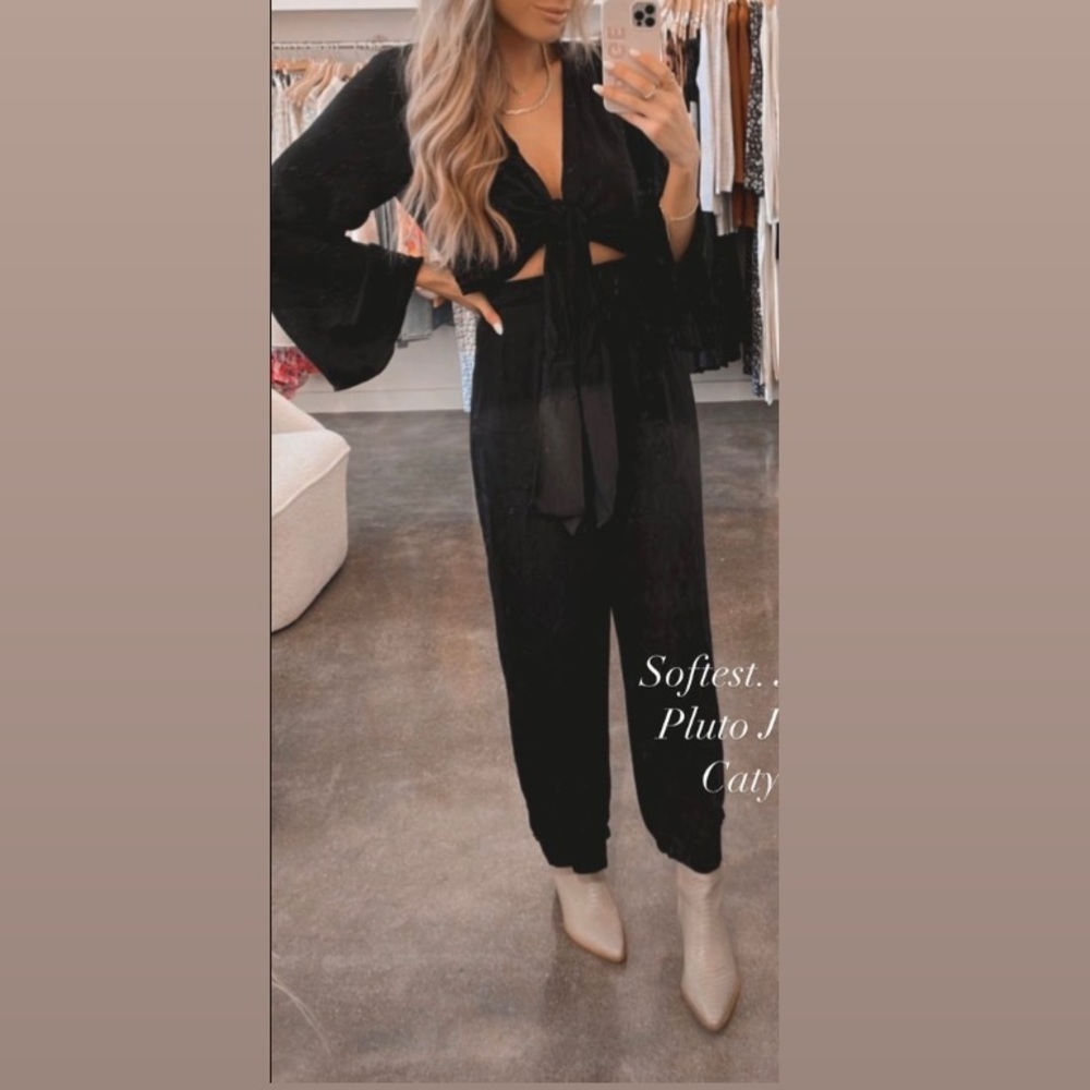 Black CutOut BoHo Jumpsuit